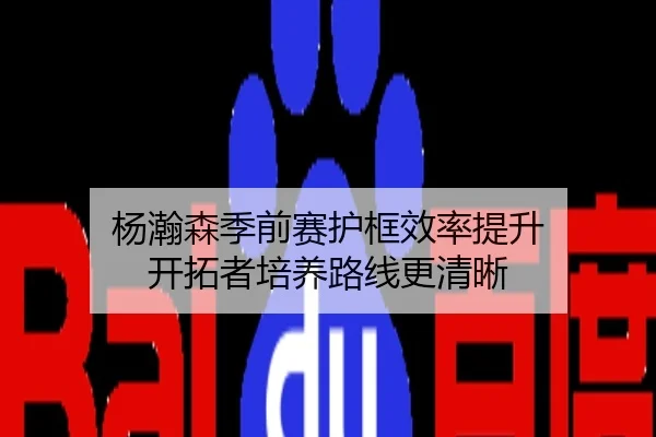 杨瀚森季前赛护框效率提升 开拓者培养路线更清晰